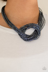 Paparazzi Knotted Knockout - Blue