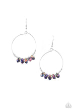 Load image into Gallery viewer, Paparazzi Holographic Hoops - Purple
