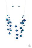 Load image into Gallery viewer, Paparazzi Cosmic Real Estate Blue Necklace

